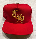 Hat Chrome Hearts CH logo Red