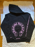 Hoodie Chrome Hearts Horeshoe Pink
