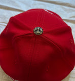 Hat Chrome Hearts CH logo Red LA Essential