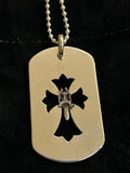 Dog Tag Chrome Hearts Cross