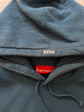 Supreme Box Logo Hooded Sweatshirt (FW23) Blue USED