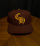 Hat Chrome Hearts CH logo Brown