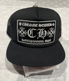 Trucker Hat Chrome Hearts CH Hollywood Black
