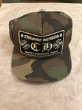 Trucker Hat Chrome Hearts CH Hollywood Camo USED