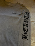 Long Sleeve Termal Chrome Hearts Grey Logo