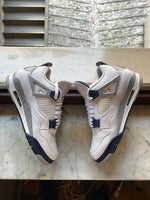 Jordan 4 Retro White Midnight Navy USED