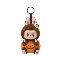 Labubu Happy Halloween Party Series-Sitting Pumpkin Vinyl Plush Pendant