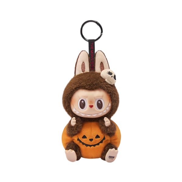 Labubu Happy Halloween Party Series-Sitting Pumpkin Vinyl Plush Pendant