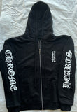Zip Hoodie Chrome Hearts Vertical Logo Black