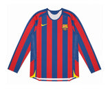 Long Sleeve Nike Barcelona 2005/06 Ronaldinho #10