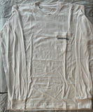 Long Sleeve Chrome Hearts Pocket Crew White USA