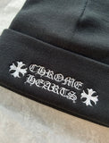 Beanie Chrome Hearts Logo Black