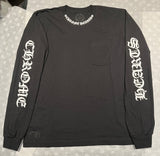 Long Sleeve Chrome Hearts Black