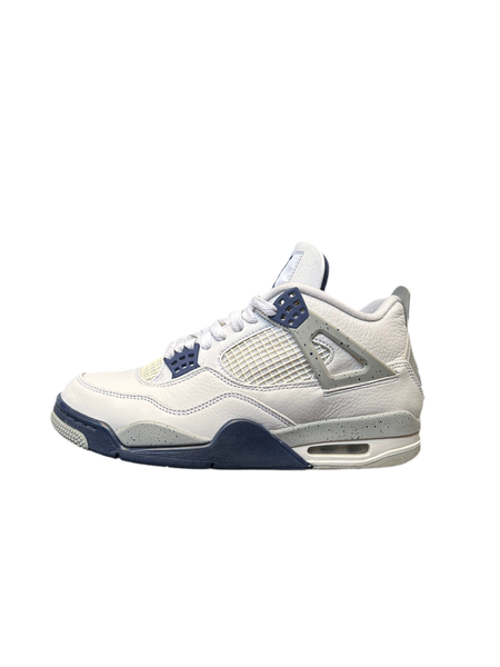 Jordan 4 Retro White Midnight Navy USED