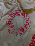 Hoodie Chrome Hearts Floral Horeshoe Pink
