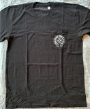 T-shirt Chrome Hearts Pocket Crew Black Las Vegas Exclusive