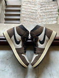 Jordan 1 High Travis Scott Cactus Jack Mocha USED