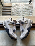Jordan 4 Retro White Midnight Navy USED