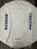 Long Sleeve Chrome Hearts White Blue