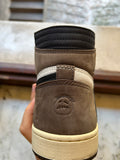 Jordan 1 High Travis Scott Cactus Jack Mocha USED