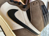 Jordan 1 High Travis Scott Cactus Jack Mocha USED