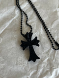 Pendant Chrome Hearts Cross Black Galaxy