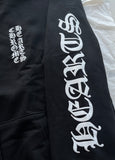 Zip Hoodie Chrome Hearts Vertical Logo Black