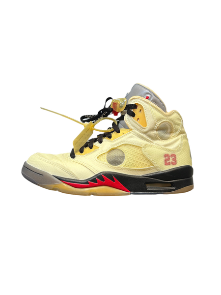 Jordan 5 x Off-White Sail USED