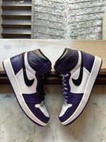 Jordan 1 High Court Purple White USED