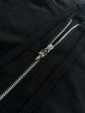 Zip Hoodie Chrome Hearts Vertical Logo Black