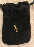 Pendant Chrome Hearts Baby Fat Gold with Pink Diamond