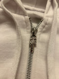 Zip Hoodie Chrome Hearts Pocket Crew White USA