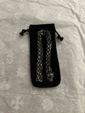 Paper Chain Necklace Chrome Hearts Logo