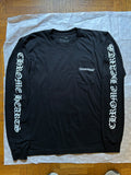 Long sleeve Chrome Hearts Scroll Logo Black