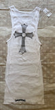 Tank Top Chrome Hearts White