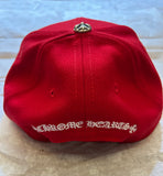 Hat Chrome Hearts CH logo Red LA Essential