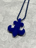 Pendant Chrome Hearts Fleur Blue