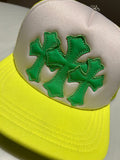 Trucker Hat Chrome Hearts Cementary Neon Yellow USED