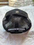 Trucker Hat Chrome Hearts FUCK Leather Black