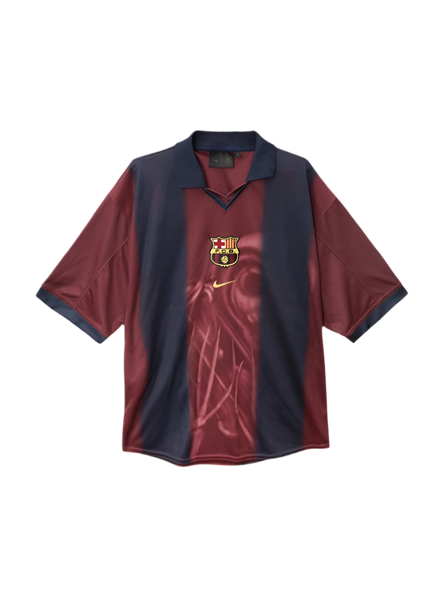 TRAVIS SCOTT X NIKE X FC BARCELONA RETRO 2000/01 HOME SKELETON JERSEY MULTICOLOR