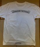 T-shirt Chrome Hearts Scroll Logo White