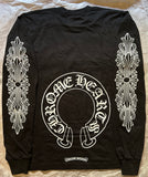 Long Sleeve Chrome Hearts Horeshoe Black
