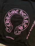 Hoodie Chrome Hearts Horeshoe Pink