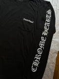 Long sleeve Chrome Hearts Scroll Logo Black