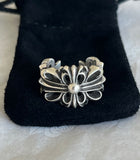 Ring Chrome Hearts Double Floral Cross Open