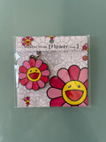 Fiore Takashi Murakami KeyChain Pink and Red