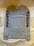 Long Sleeve Termal Chrome Hearts Grey Logo