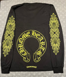 Long Sleeve Chrome Hearts Black Neon