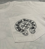 T-shirt Chrome Hearts Pocket Crew White