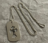 Dog Tag Chrome Hearts Cross